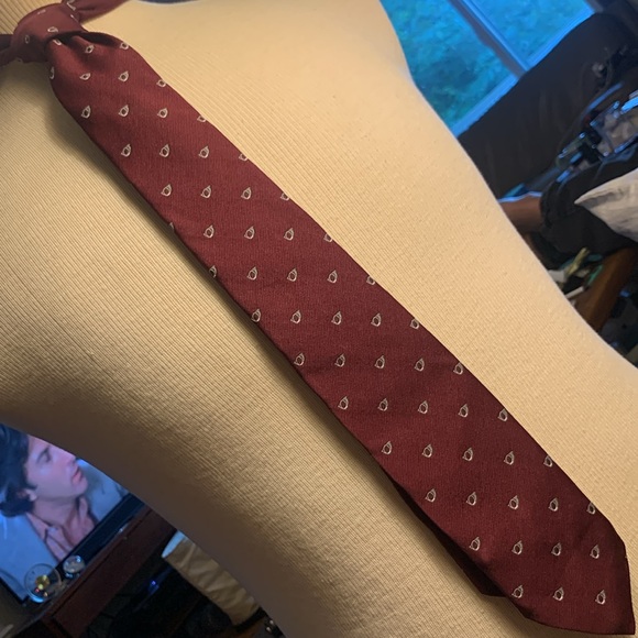 70’s VINTAGE FRENCH HORN SYMPHONY ORCHESTRA NECKTIE - Picture 6 of 12